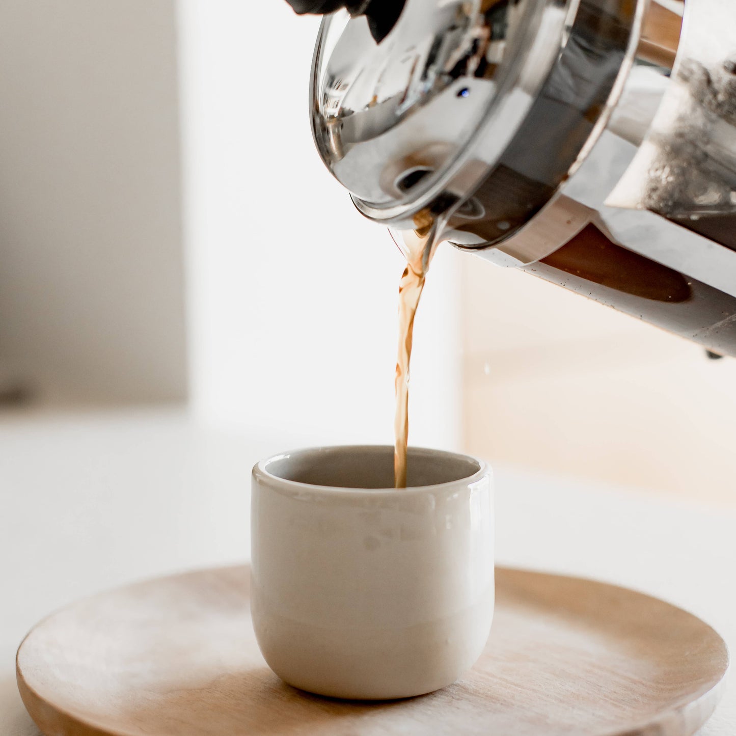Coffee cup, espresso cup: Powdery pink