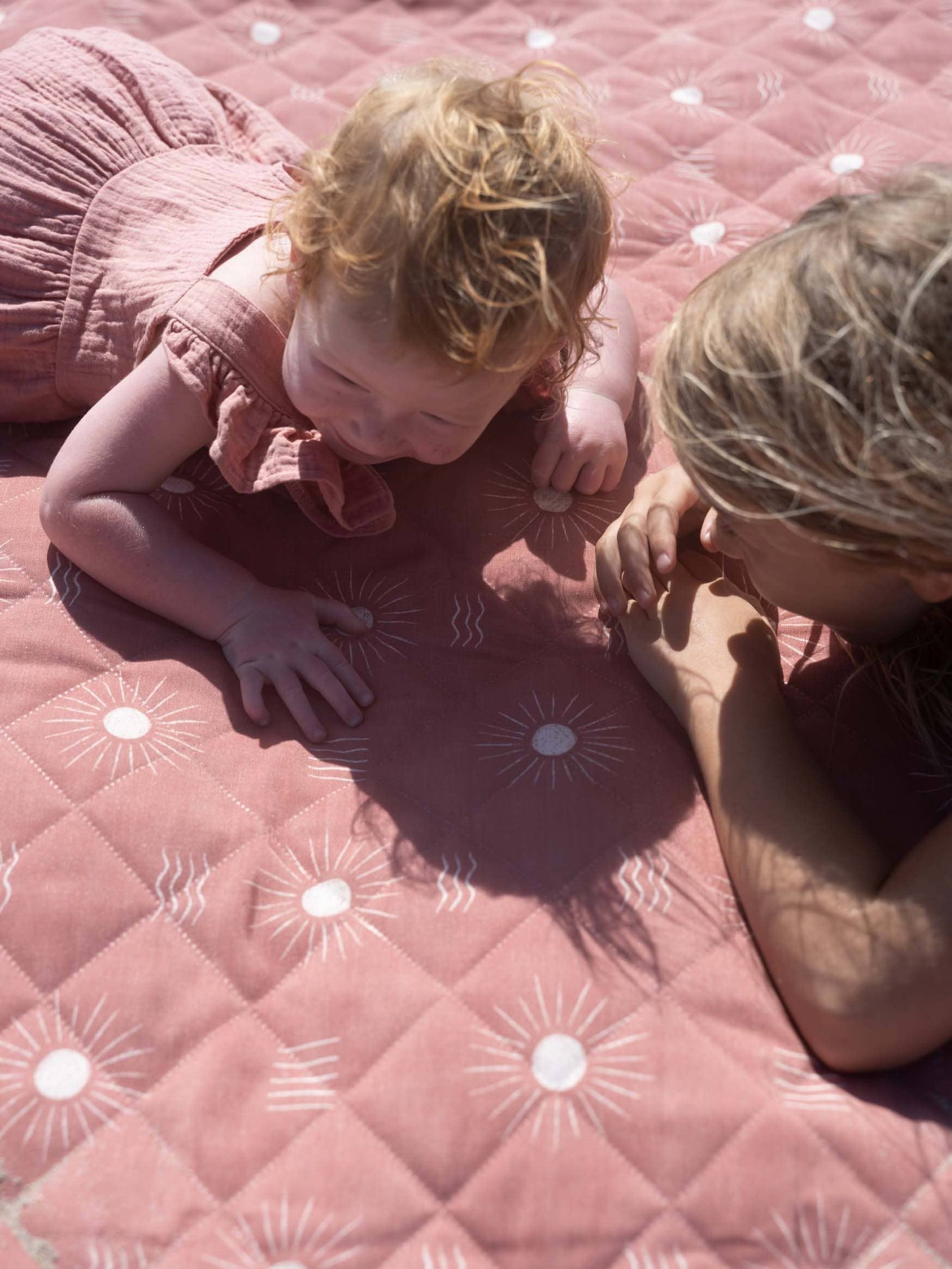 Sunset Rose Picnic Blanket