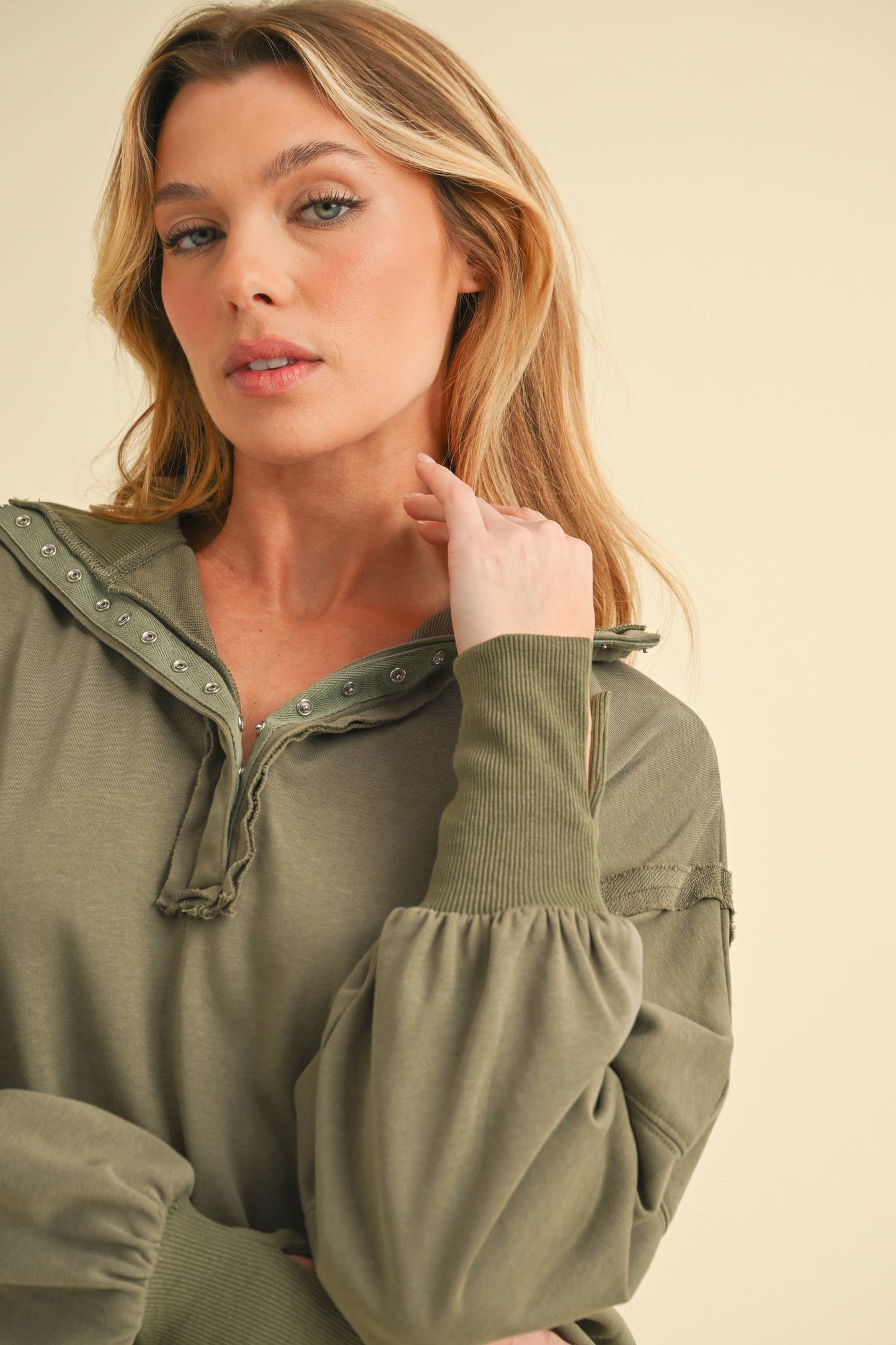 Tamika Henley Sweatshirt