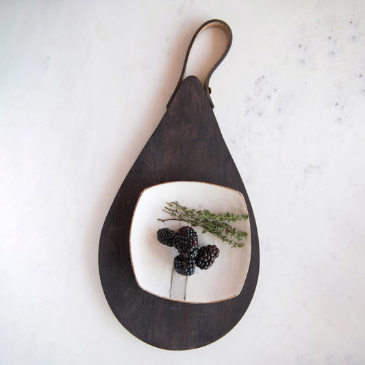 Mango Wood Serving Board, Brown - Mustard Seed Faith Co.