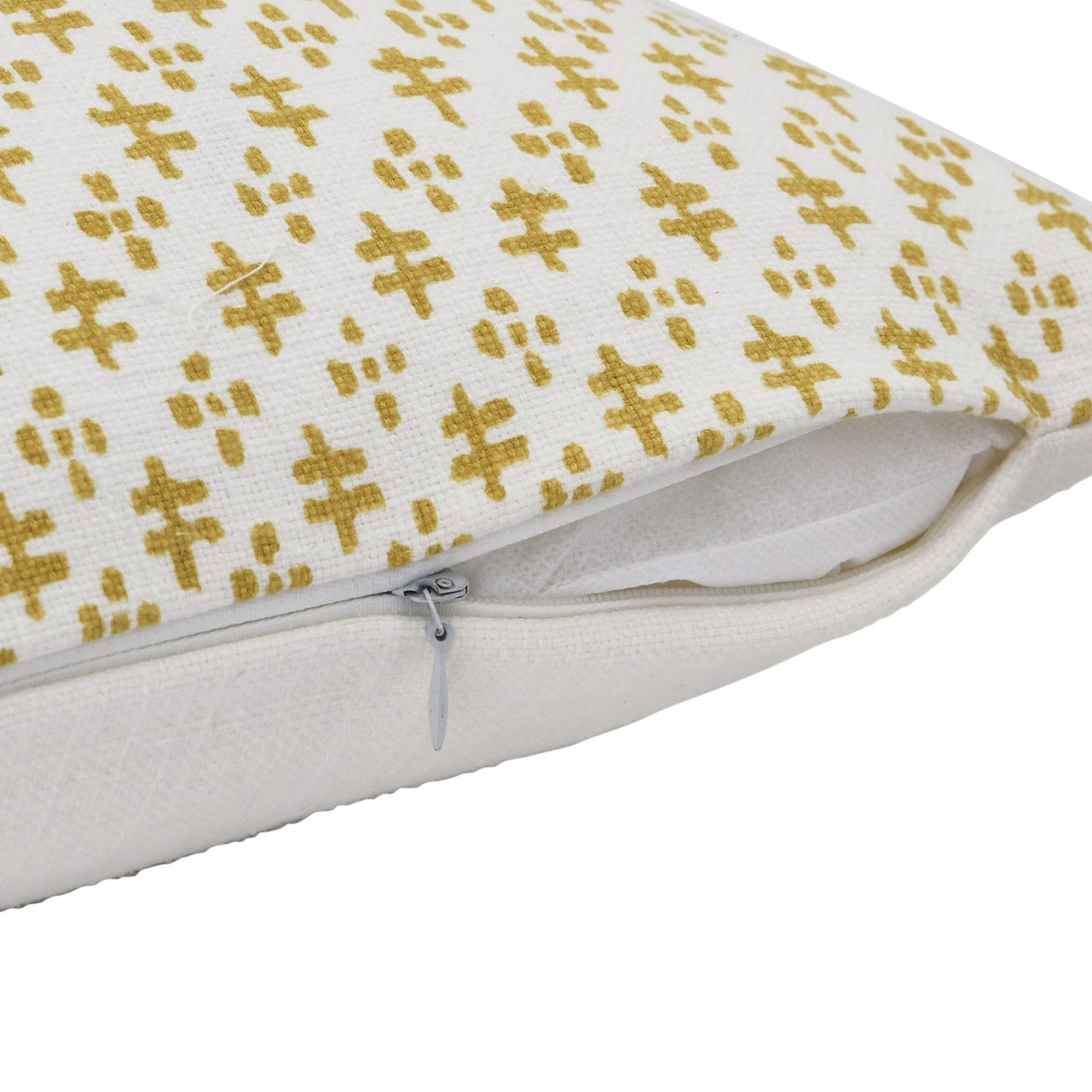 Golden Hues Tassel Pillow