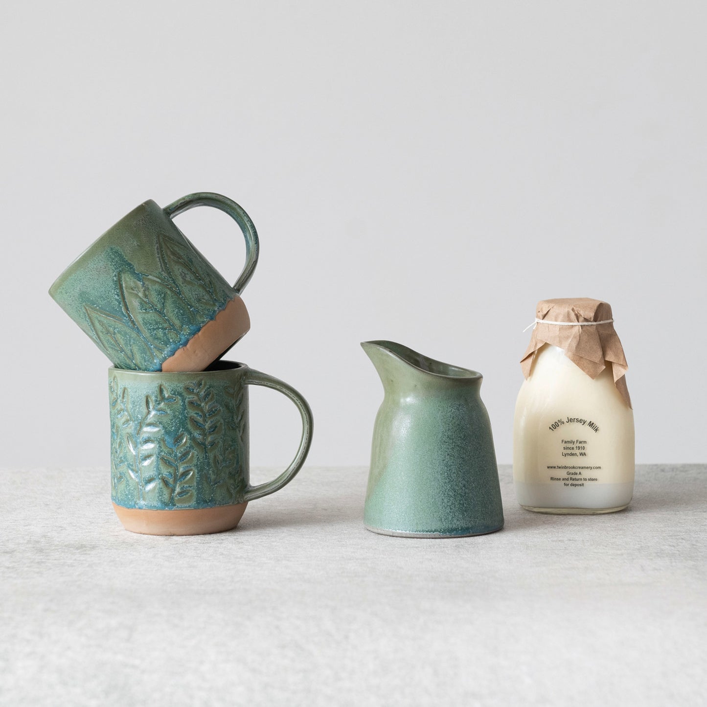 16 oz. Debossed Stoneware Mug