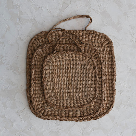 Hand-Woven Bankuan Trivets w/ Handles