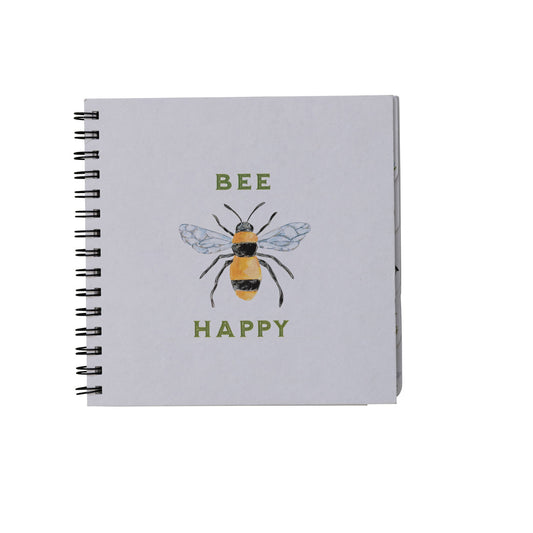 Spiral Bound Paper Garden Journal, Multi Color