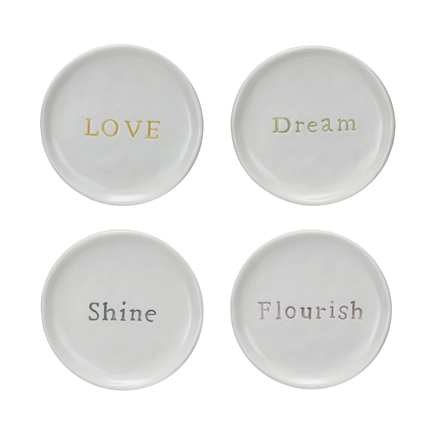 Stoneware Word Dish