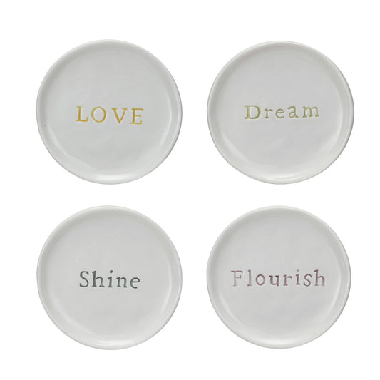 Stoneware Word Dish