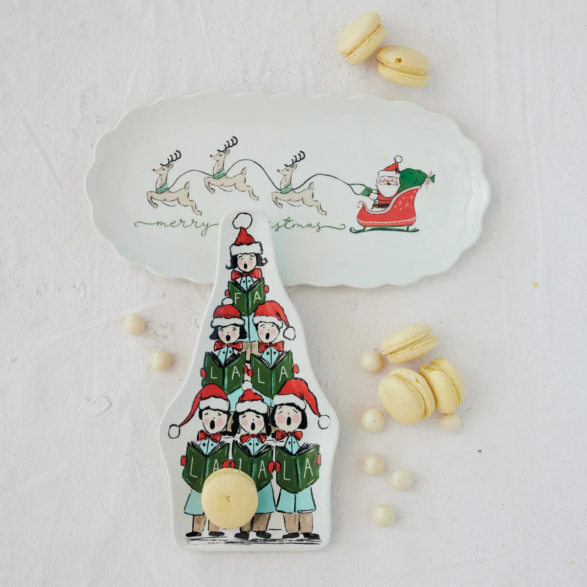 Santa Sleigh Ride Platter