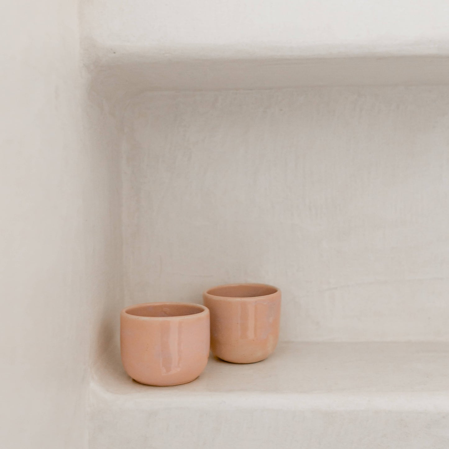 Coffee cup, espresso cup: Powdery pink