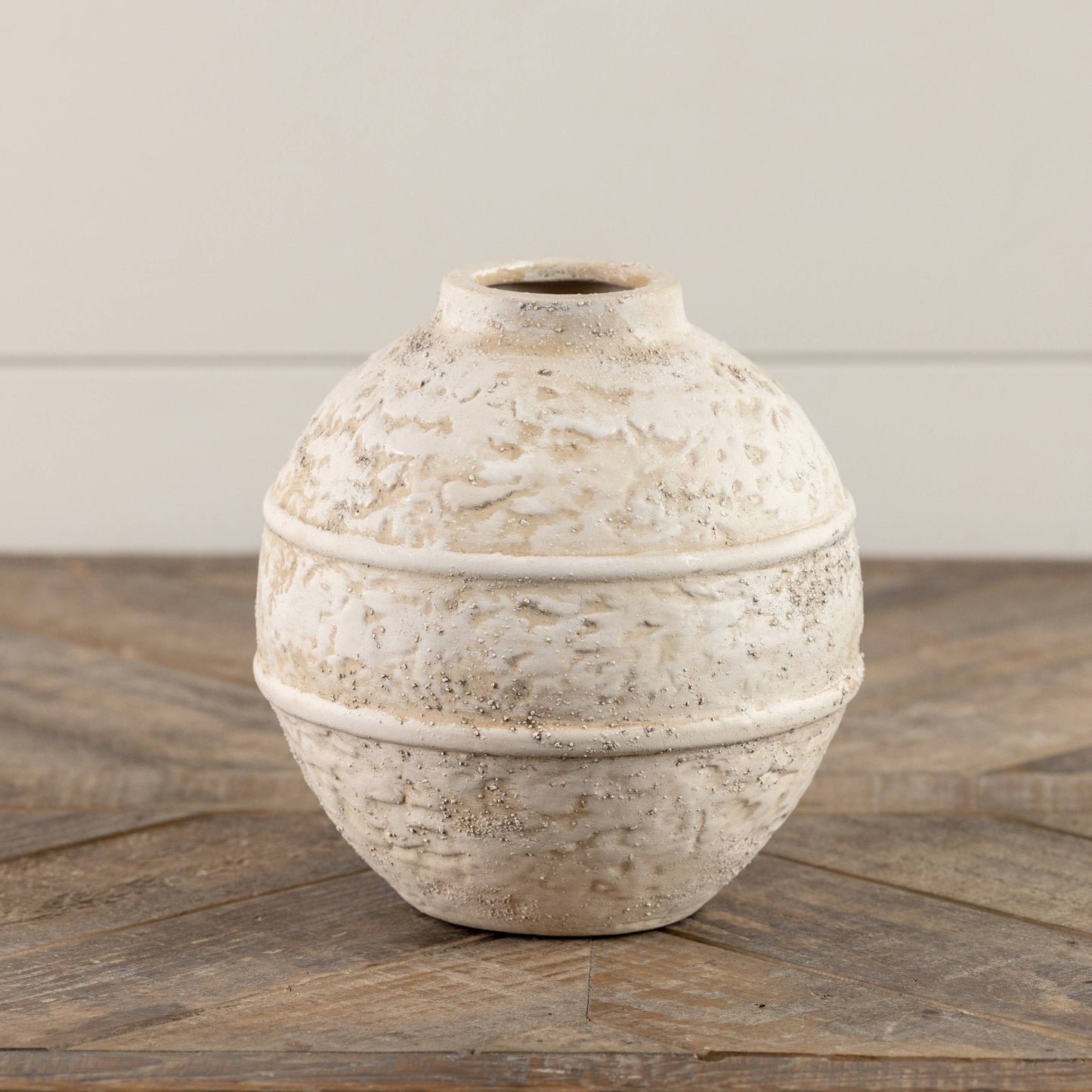 Distressed Stucco vase