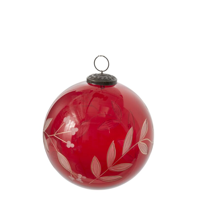 Etched Glass Ornament