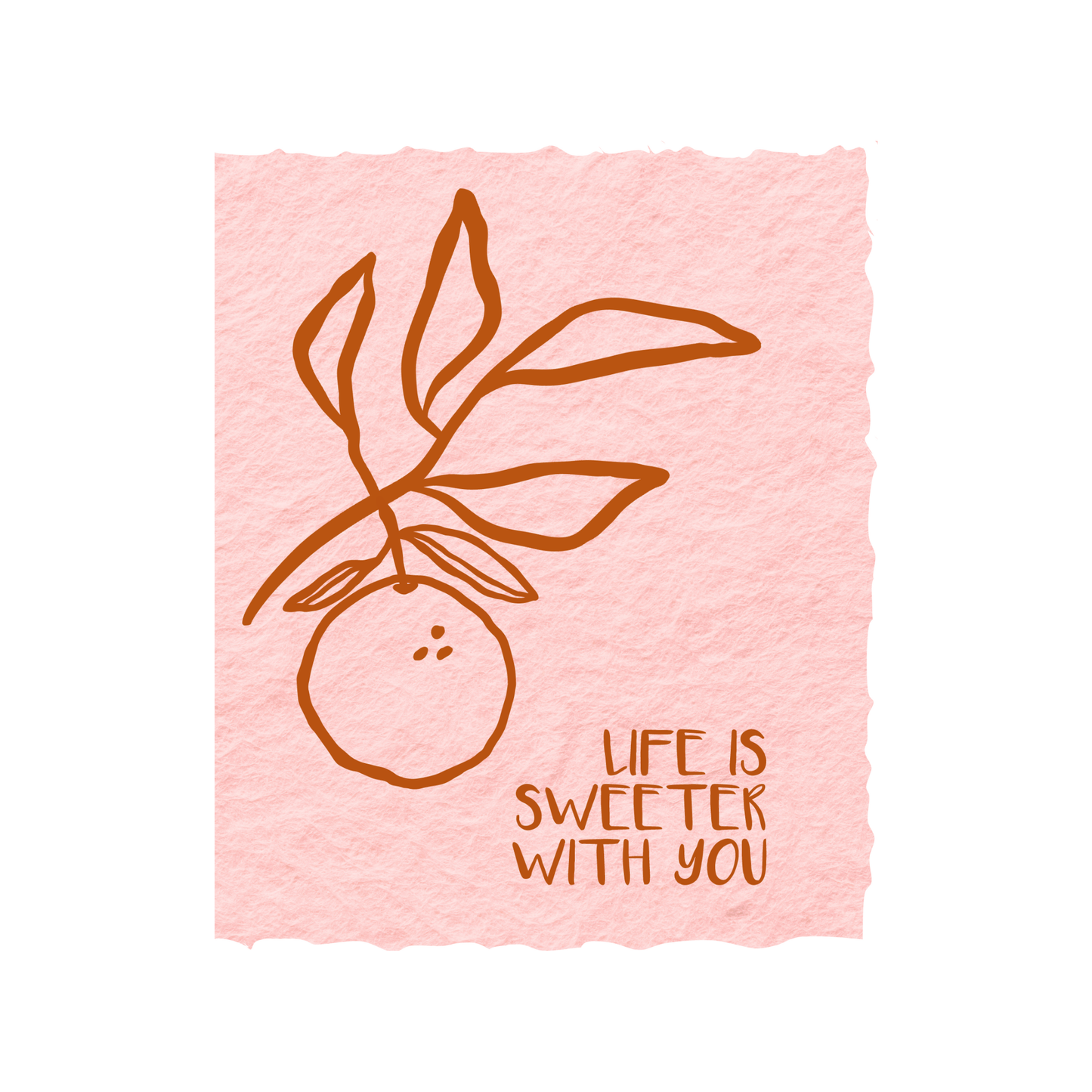 Life is Sweeter Valentine's Day Card