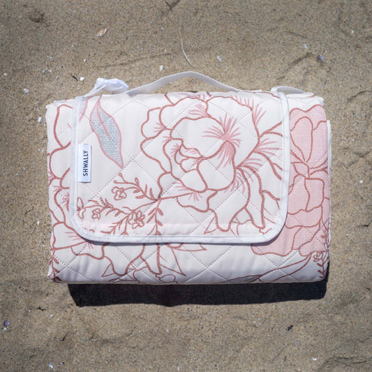 Sunset Rose Picnic Blanket