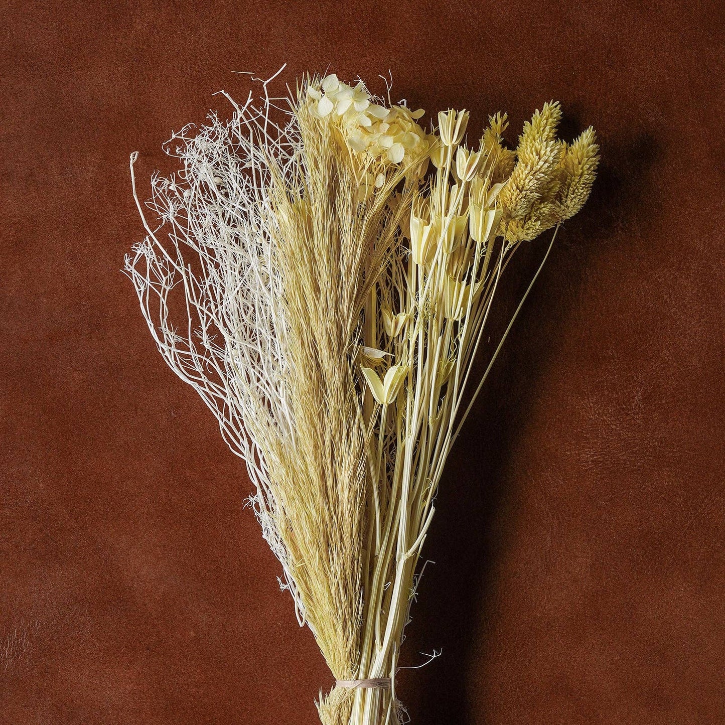 Mixed Dried Grasses and Multicolor Florals