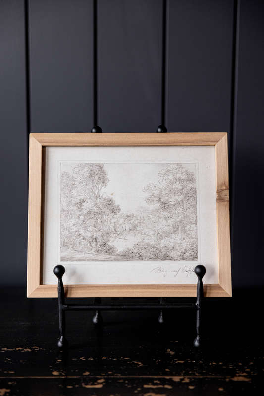 Monteverde Sketch Pine Framed Art