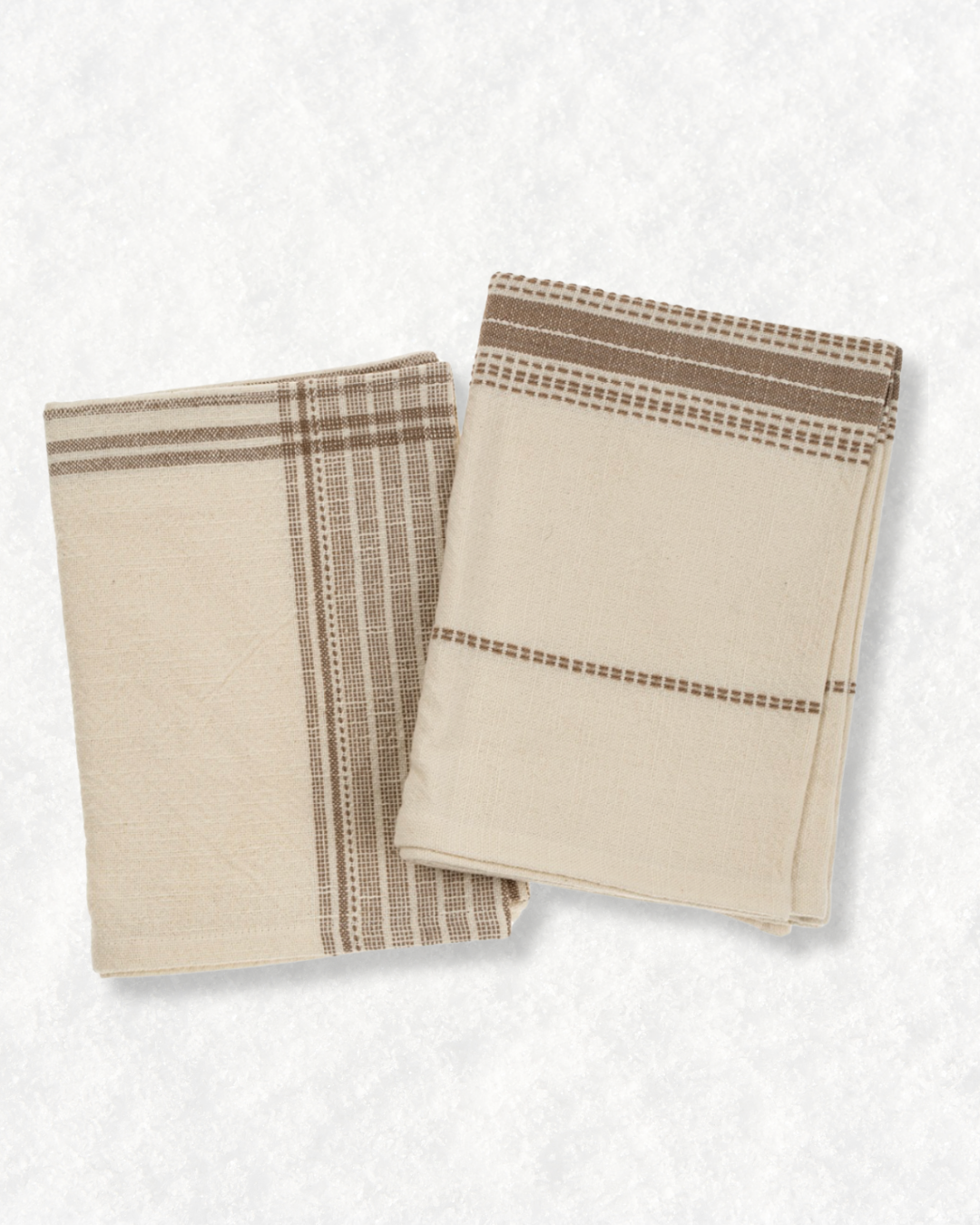 Portofino Tea Towels S/2, Taupe