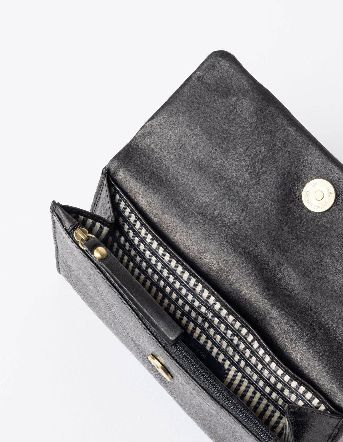 Pau's Pouch - Black Stromboli Leather