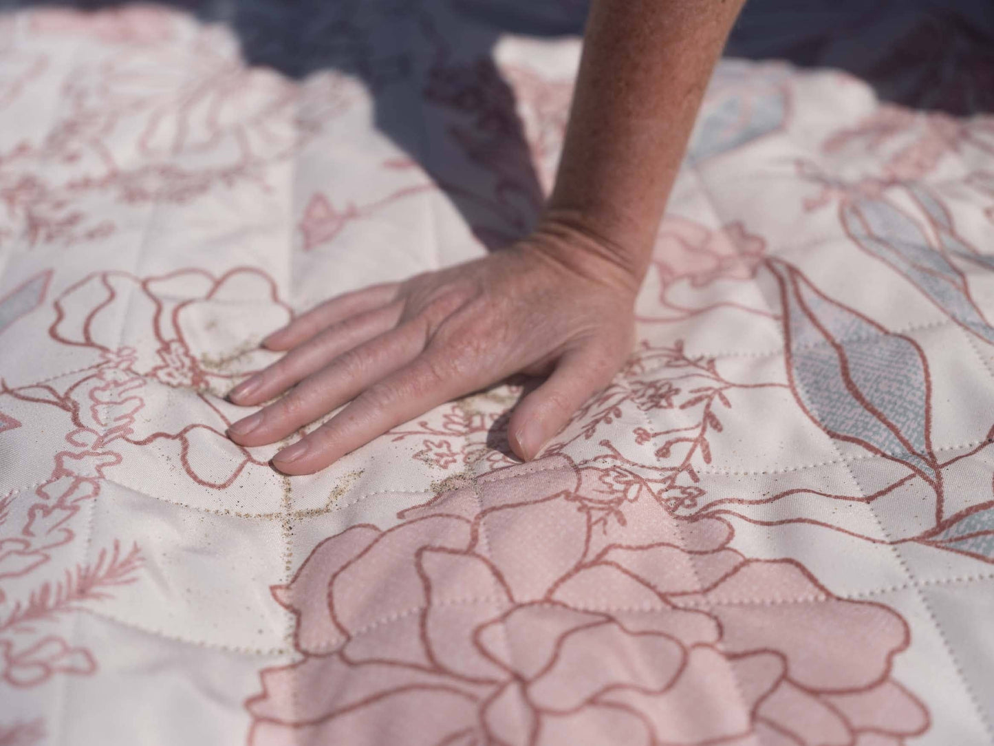 Sunset Rose Picnic Blanket
