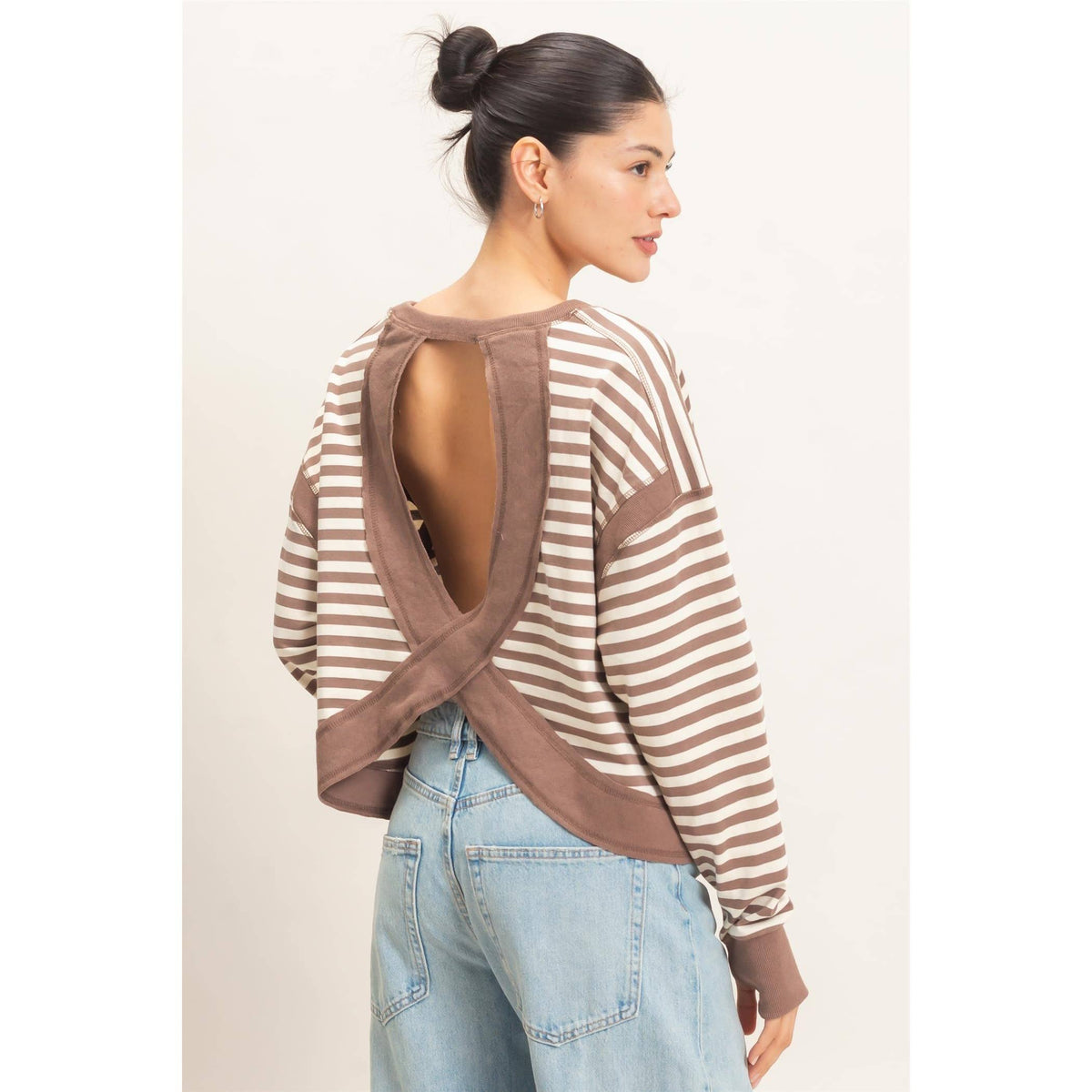 Striped Mocha Long Sleeve