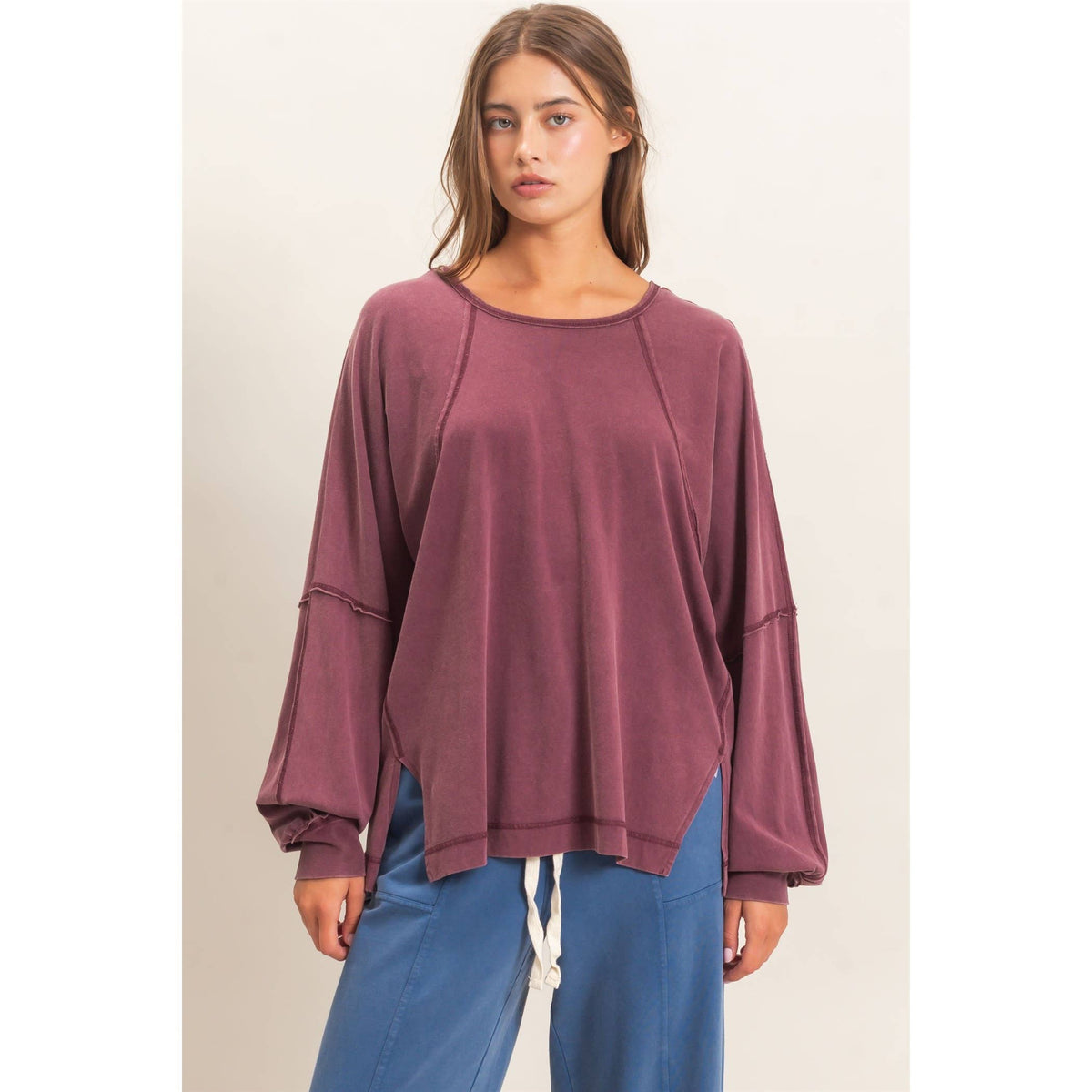 Raglan Sleeved Sweater
