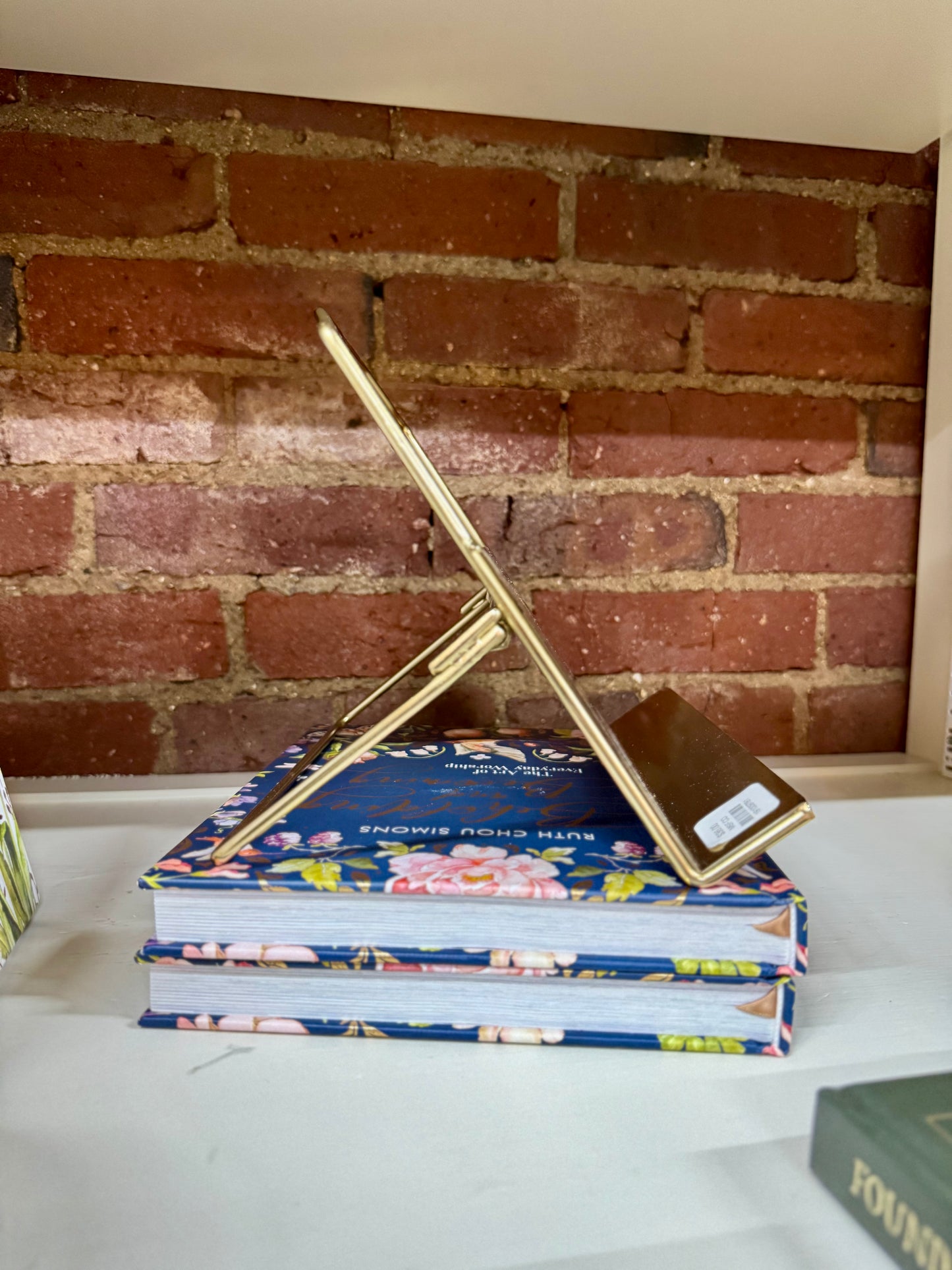 Gold Finished Book Holder