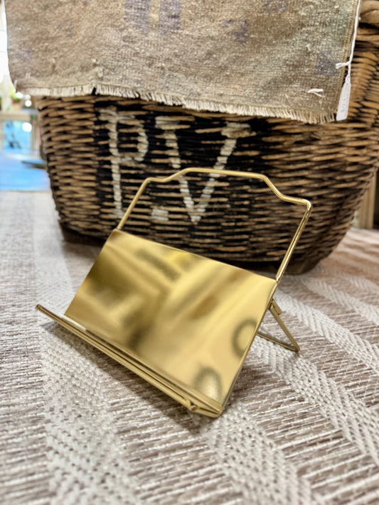 Gold Finished Book Holder