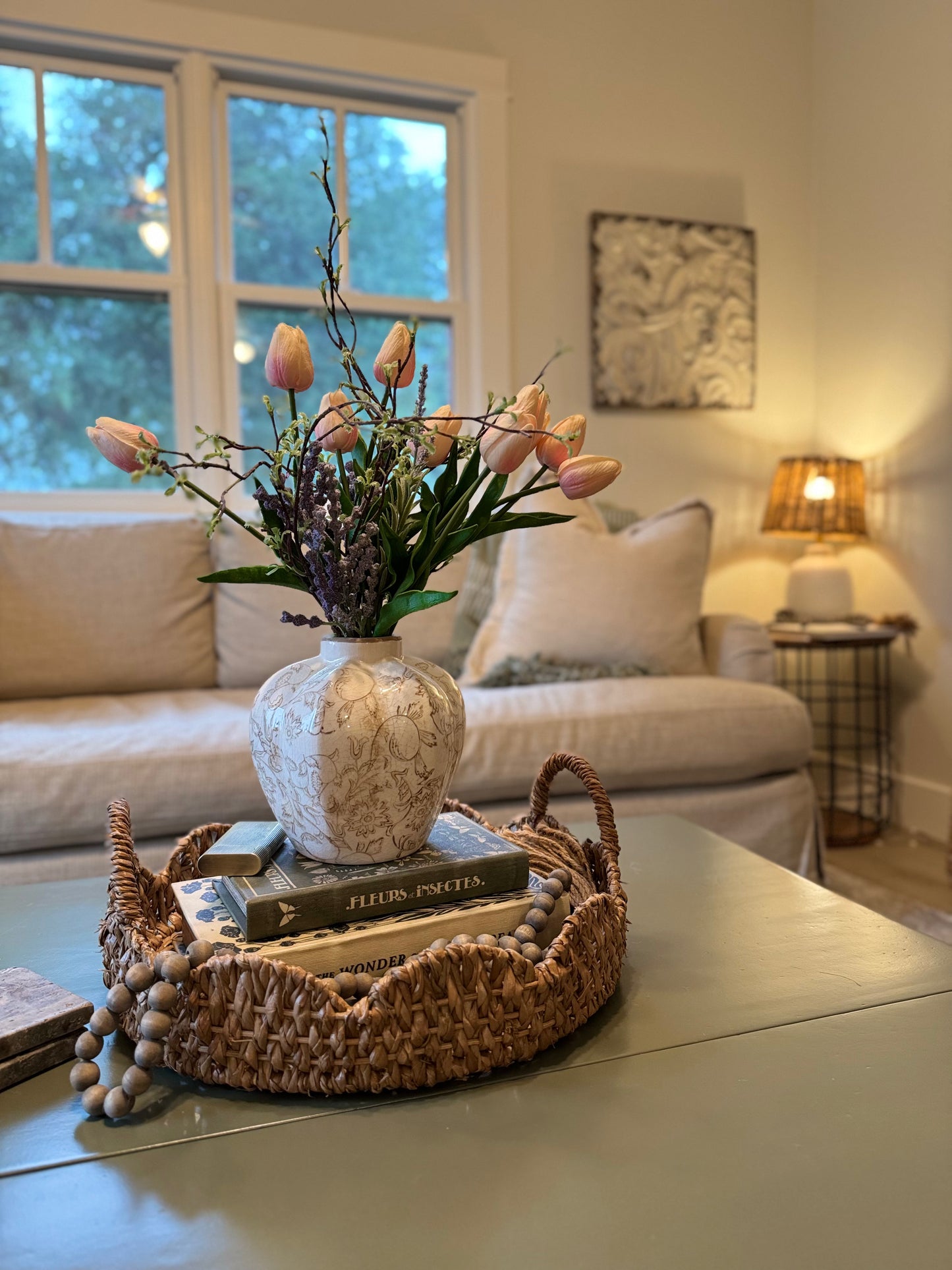 Scalloped Braided Bankuan Tray