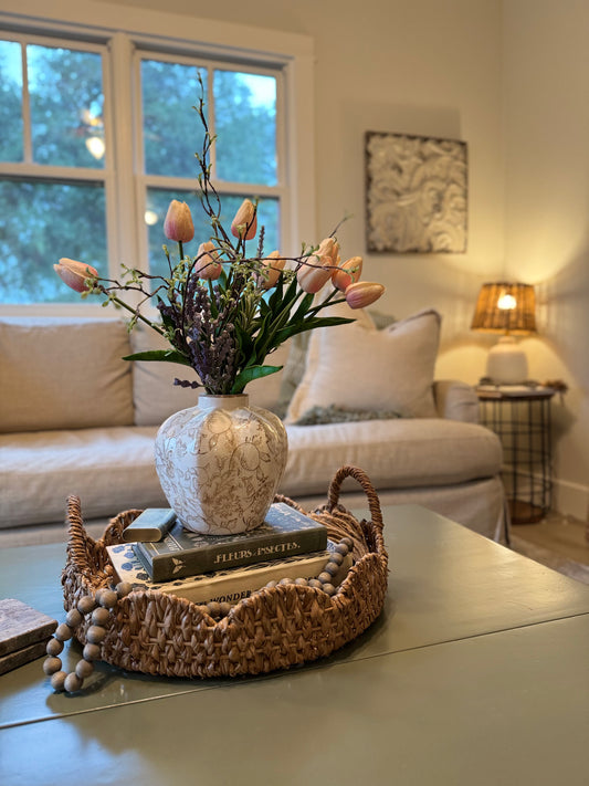 Scalloped Braided Bankuan Tray