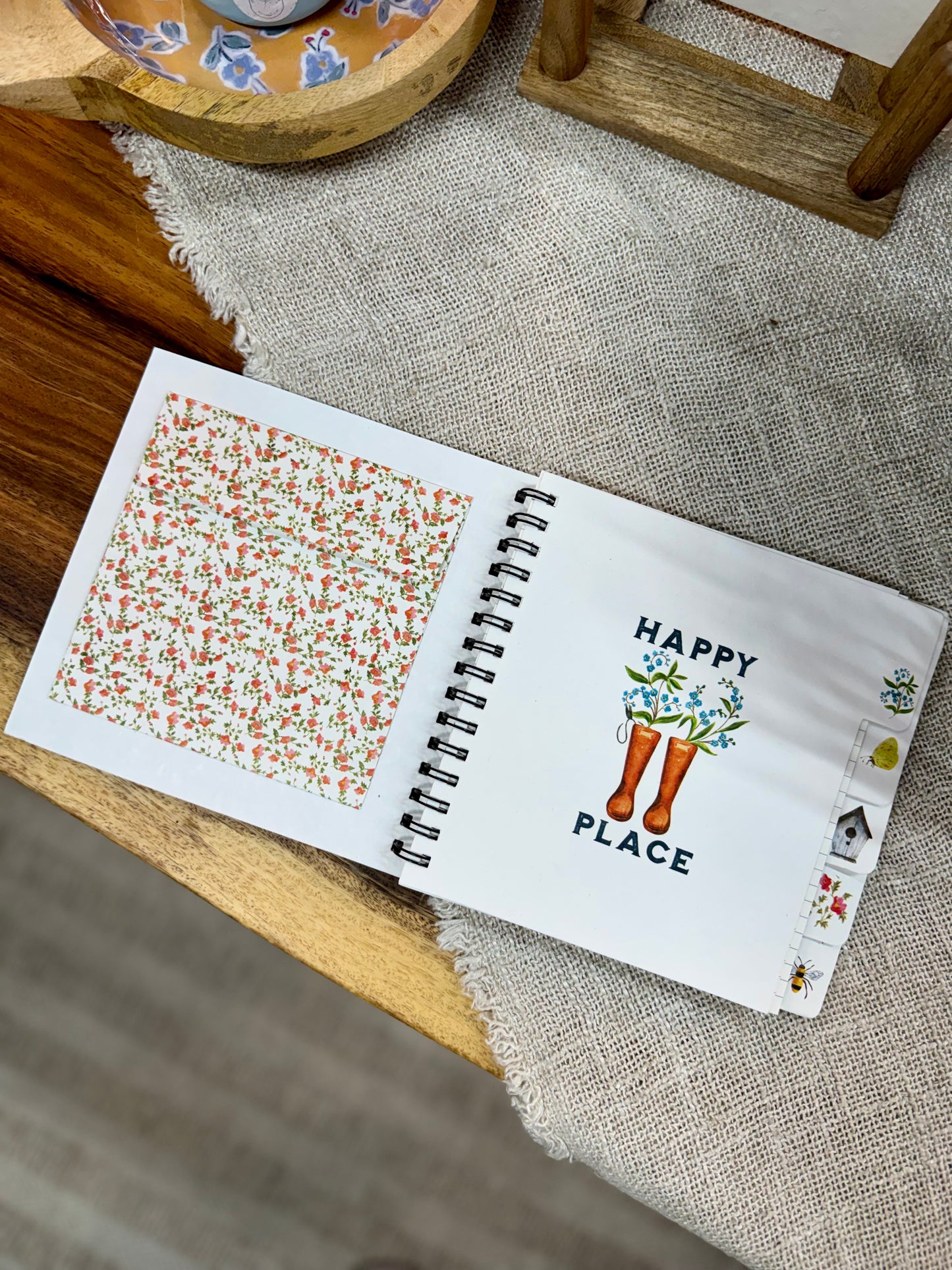'Bee Happy'  Garden Journal