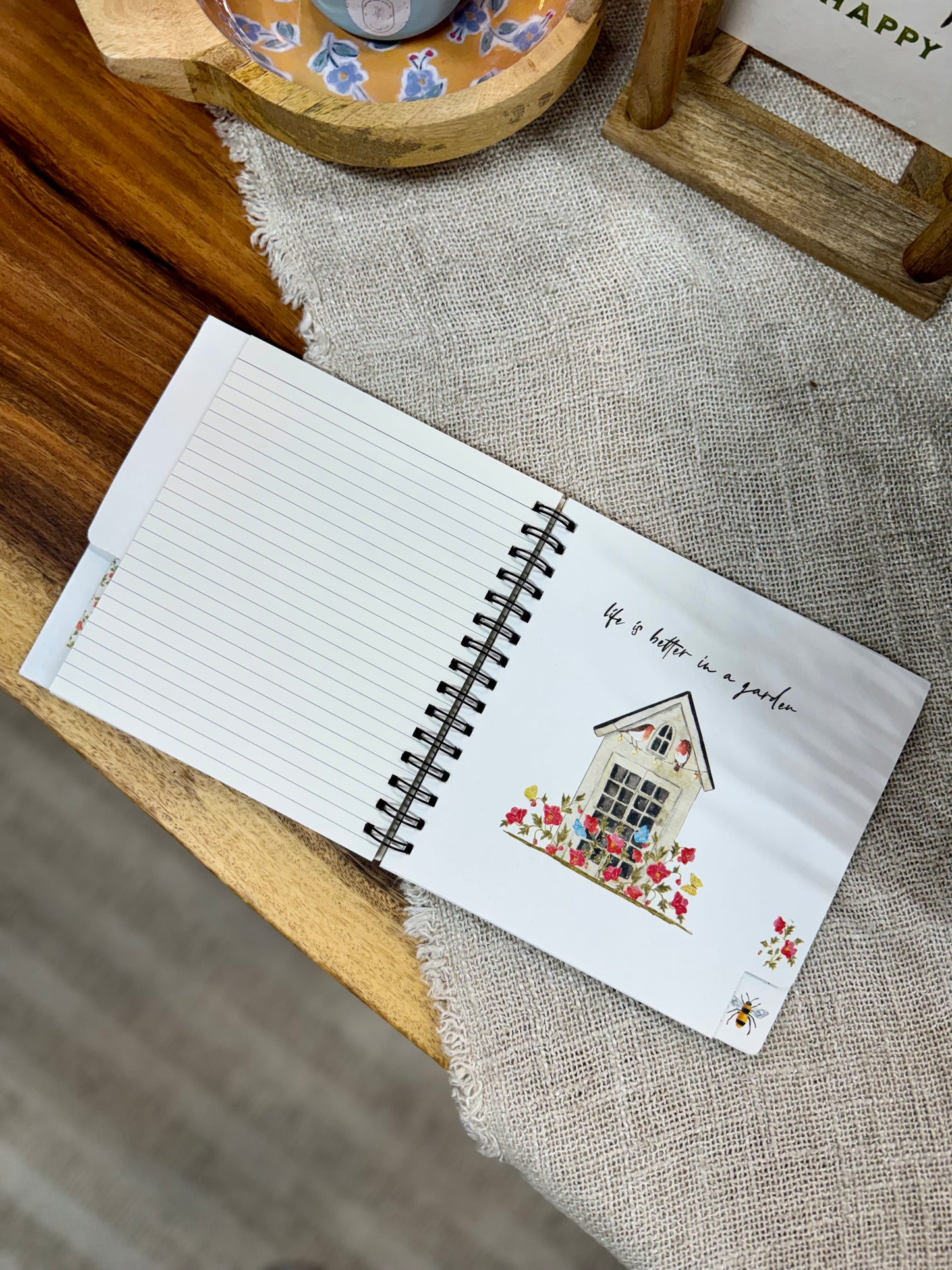 'Bee Happy'  Garden Journal