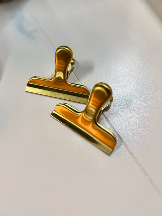 Brass Finish Clip