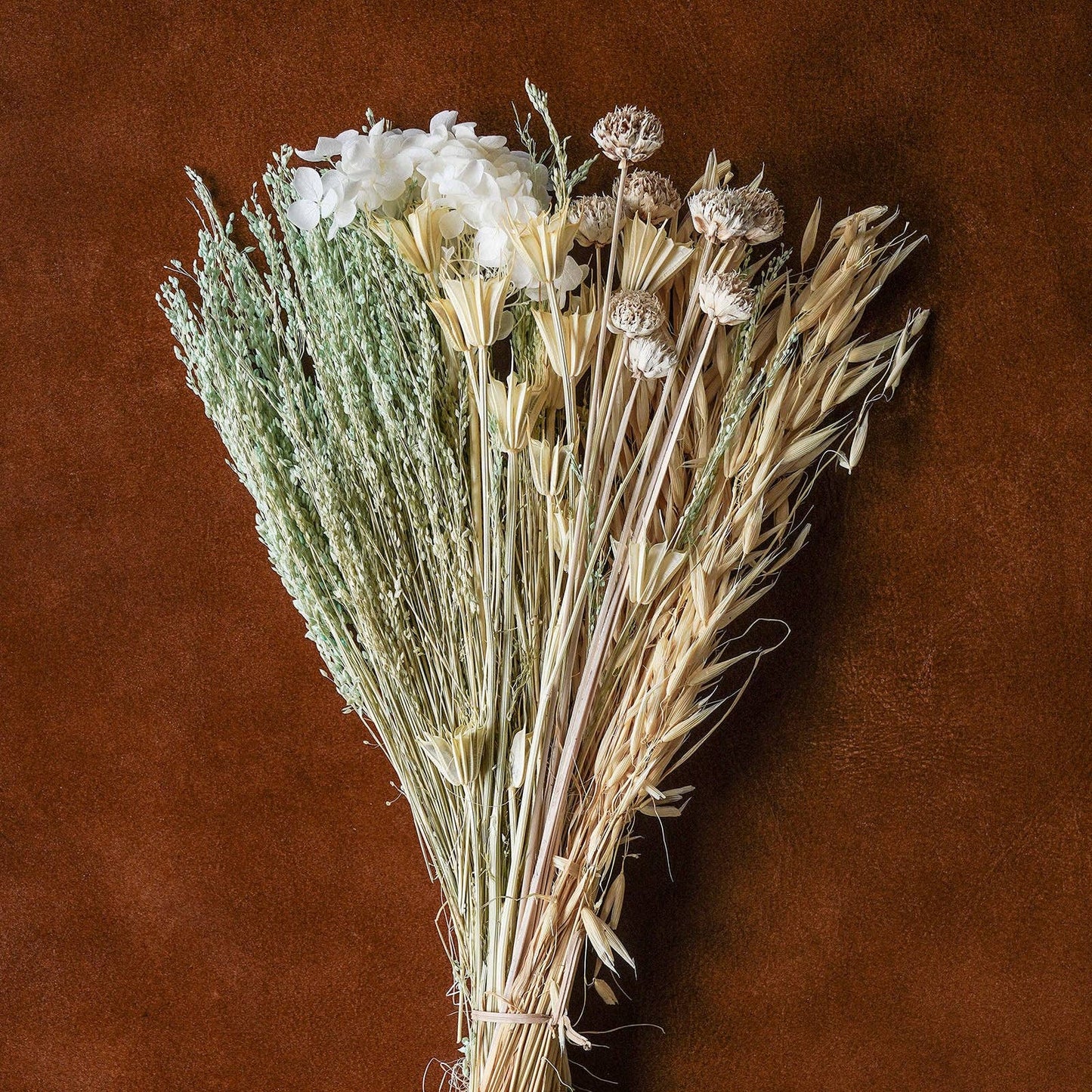 Mixed Dried Grasses and Multicolor Florals