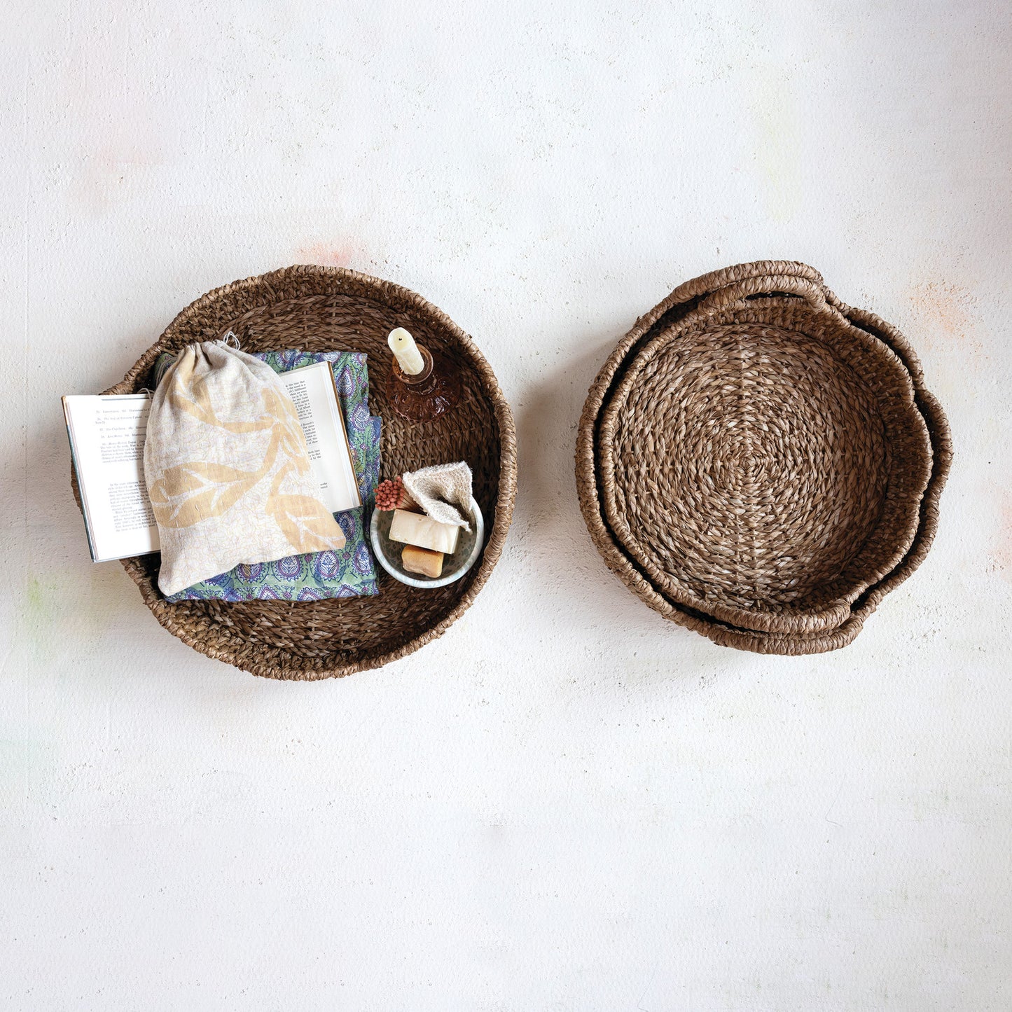 Scalloped Braided Bankuan Tray