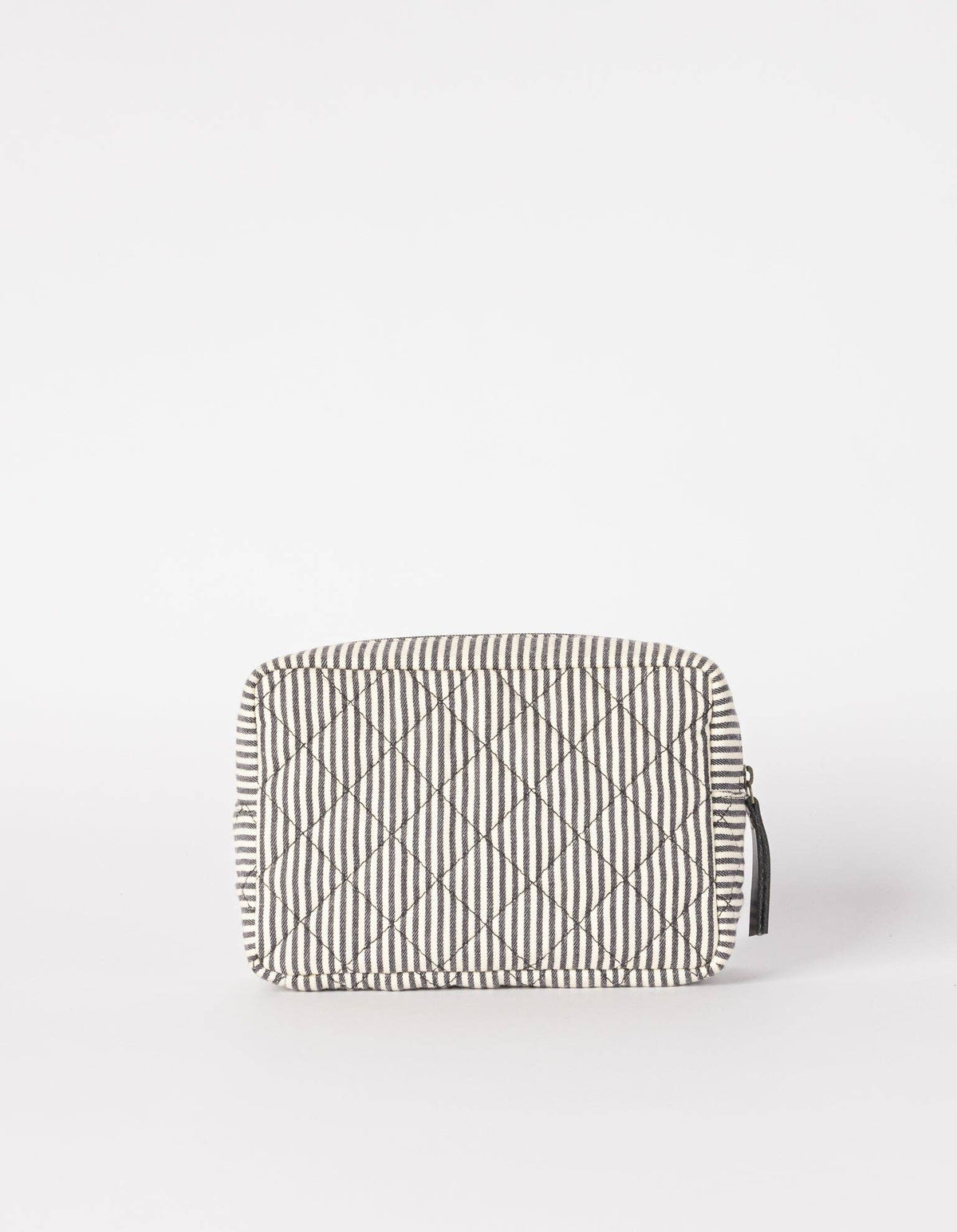 Bella Pouch - Cotton Black Classic Leather