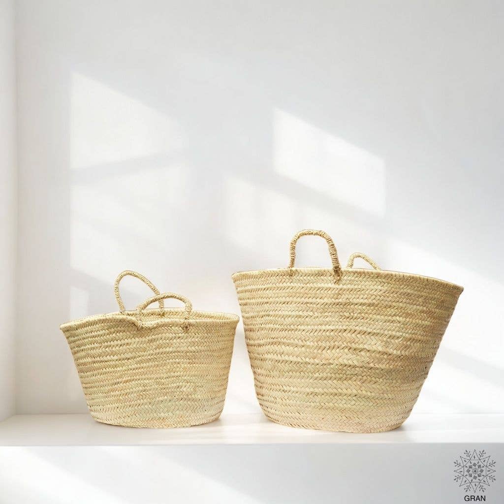 Straw Tote Market Bag