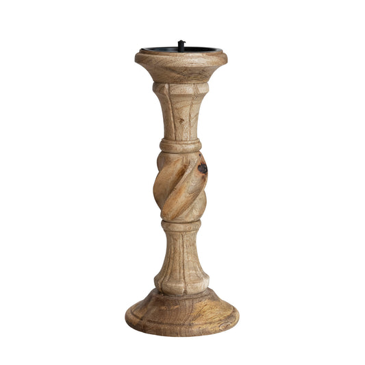 Light Mango Wood Pillar