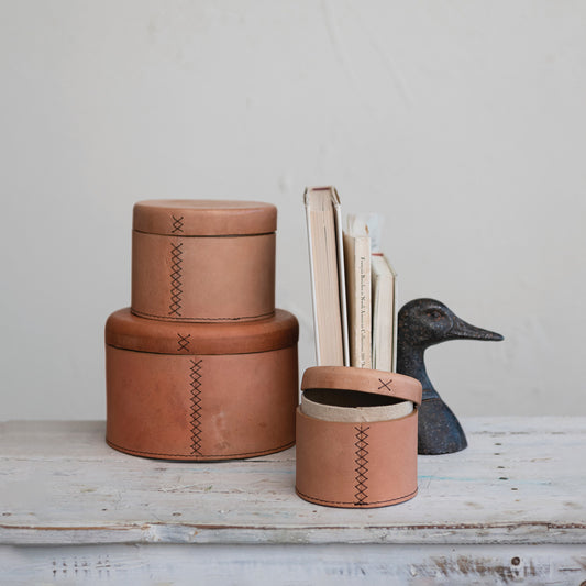 Leather Boxes - Mustard Seed Faith Co.