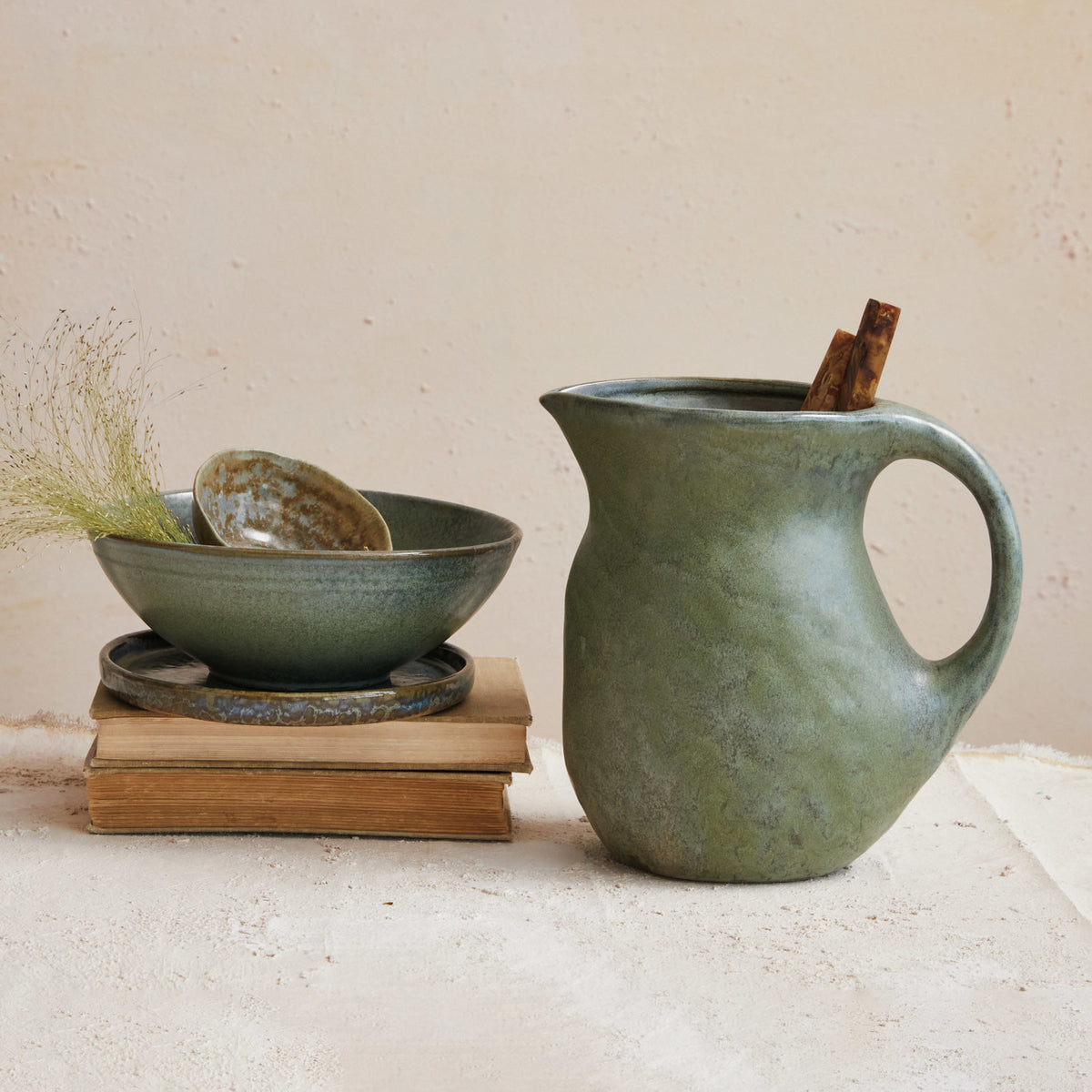 Glazed Matte Pitcher