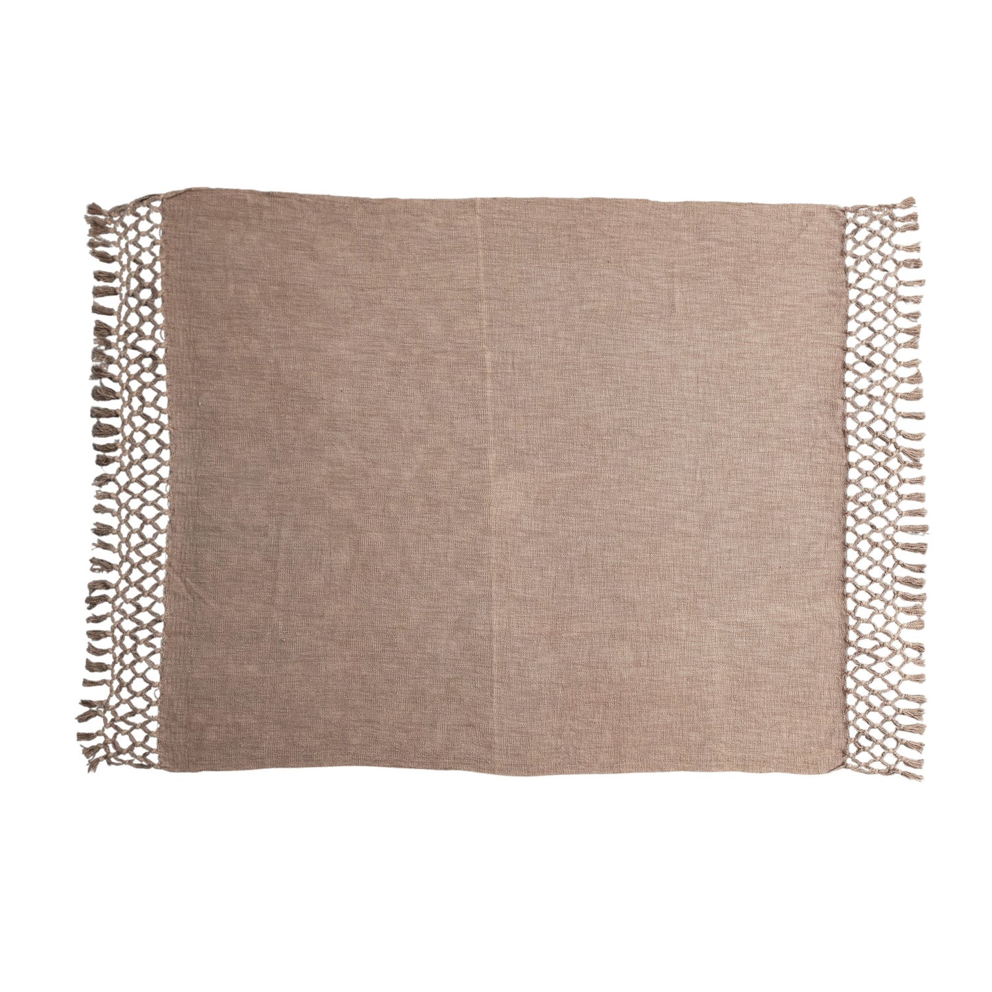 Cozy Slub Woven Cotton Throw