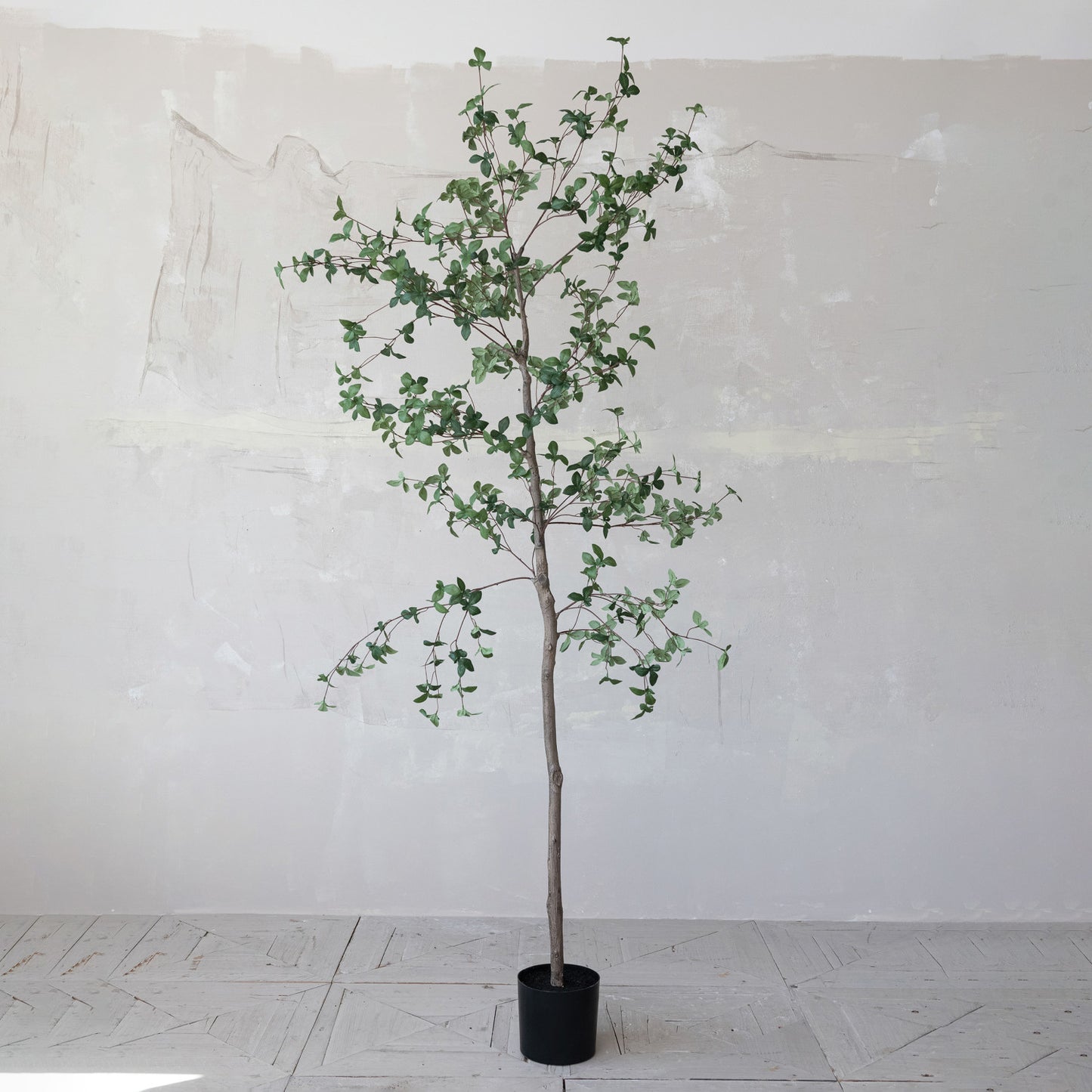 Faux Ficus Tree in Plastic Pot