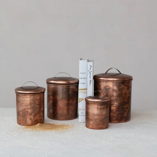 CopperLuxe Oxidized Canister