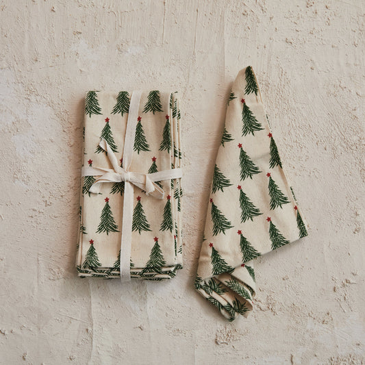 Nostalgic Christmas Cotton Napkins