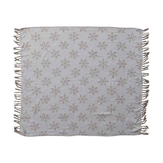 Snowflake Throw Blanket